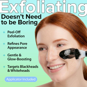 Ebanel mask texture close-up highlighting smooth spreadable gel