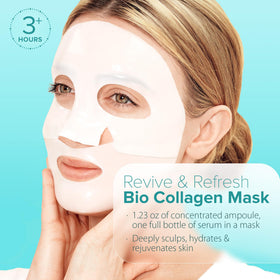 Ebanel close-up open mask texture revealing ampoule-rich hydrogel for deep hydration
