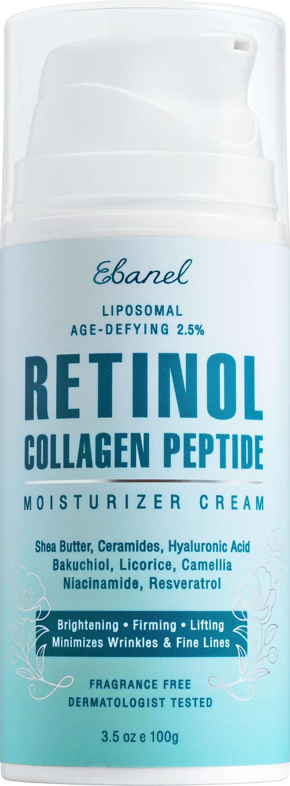 Ebanel front packaging showing jar and product name benefiting daily use