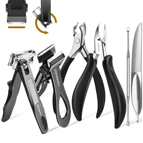 EBEWANLI front packaging showing complete podiatrist toenail kit and durability benefit