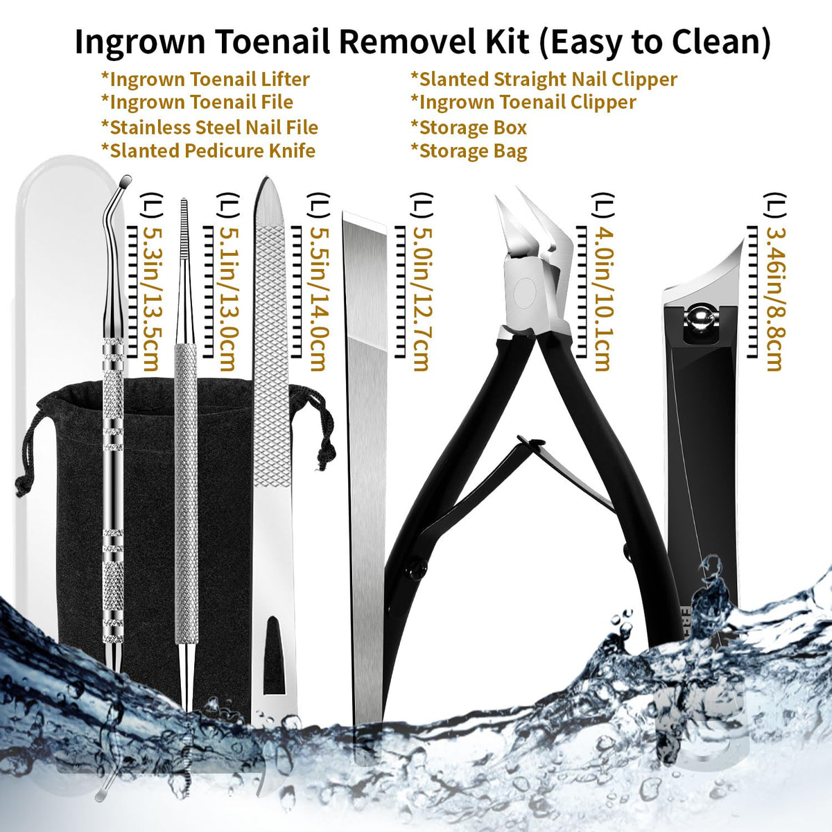 EBEWANLI kit in a foot-care setting showing professional home pedicure benefit