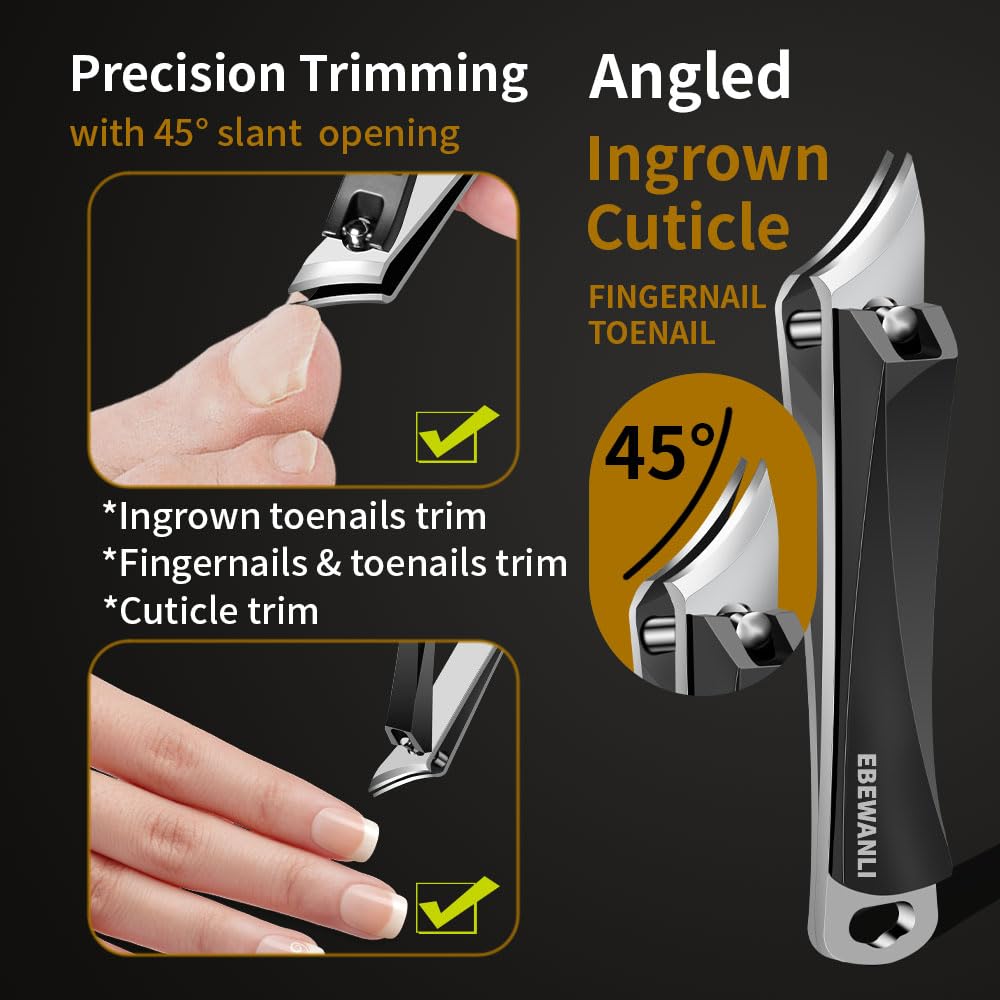 EBEWANLI pointed tip detail for precision trimming of ingrown nail corners and hangnails