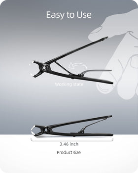 EBEWANLI clippers next to ruler to show size and scale for confident purchase decisions