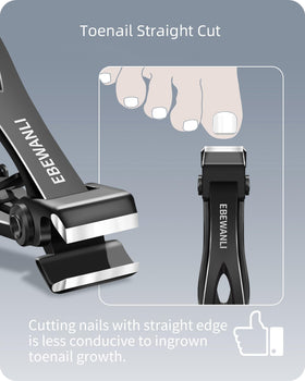 EBEWANLI wide 17mm jaw open to tackle thick toenails with added cutting capacity