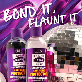 EBIN NEW YORK application on scalp demo showing protection before adhesive use