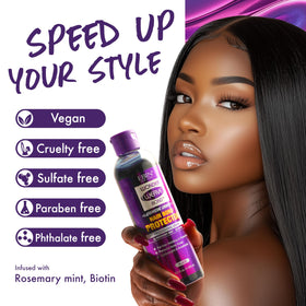 EBIN NEW YORK clear liquid texture demonstrating lightweight breathable formula