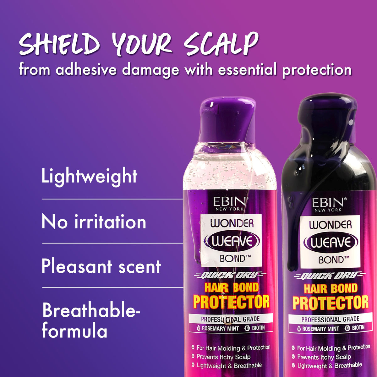 EBIN NEW YORK spray nozzle closeup for precise, fast-drying protective application