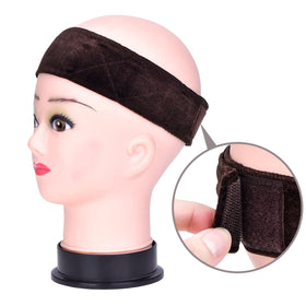 EBOOT band worn under wig demonstrating secure placement and discreet support