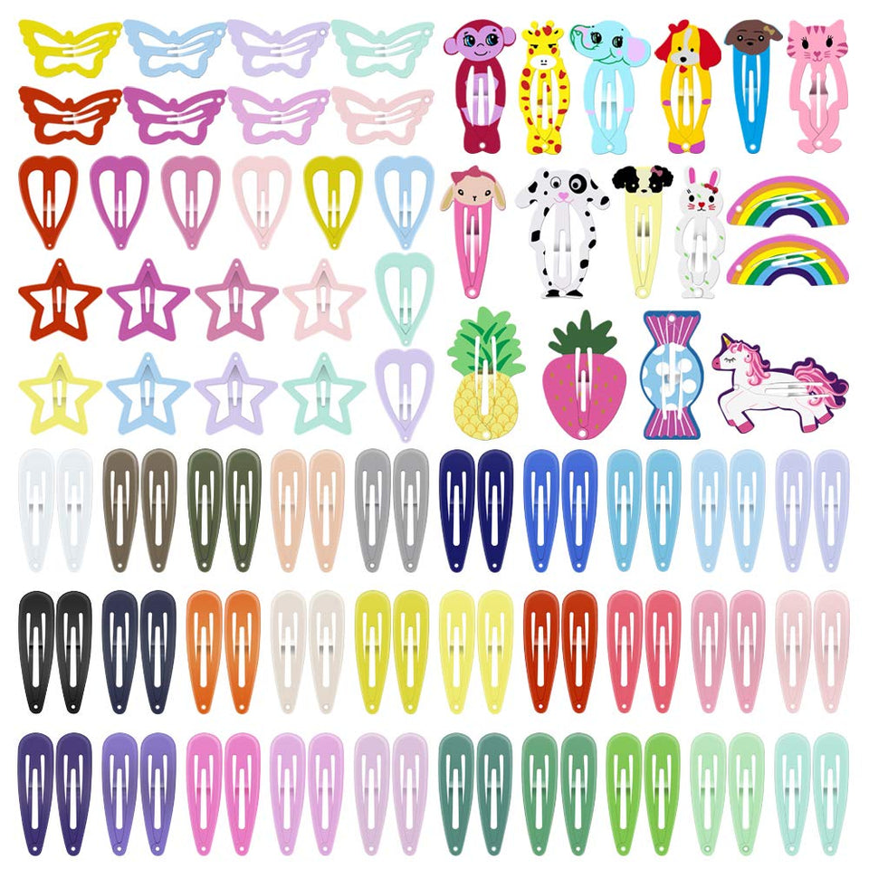 ECADY front packaging showing 100 colorful clips and variety for easy selection