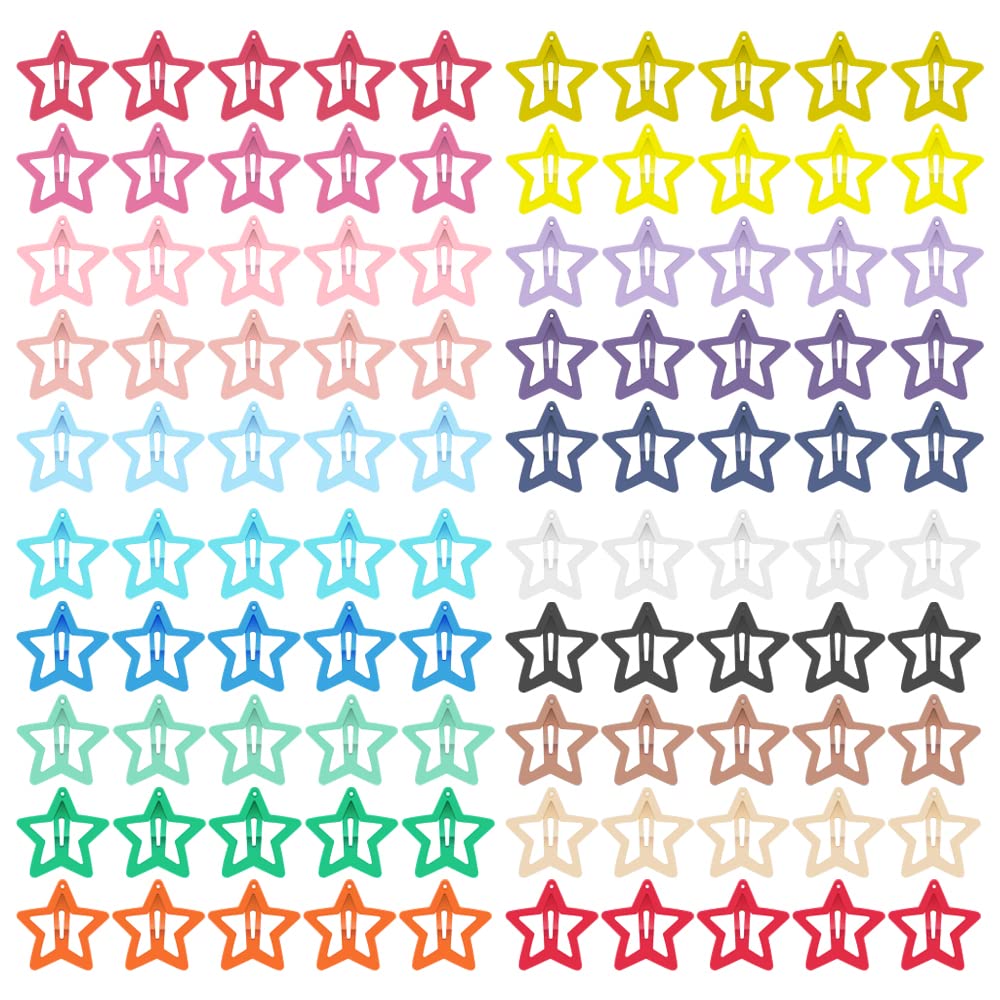 ECADY front packaging showing 100 star snap clips, vibrant colors and value