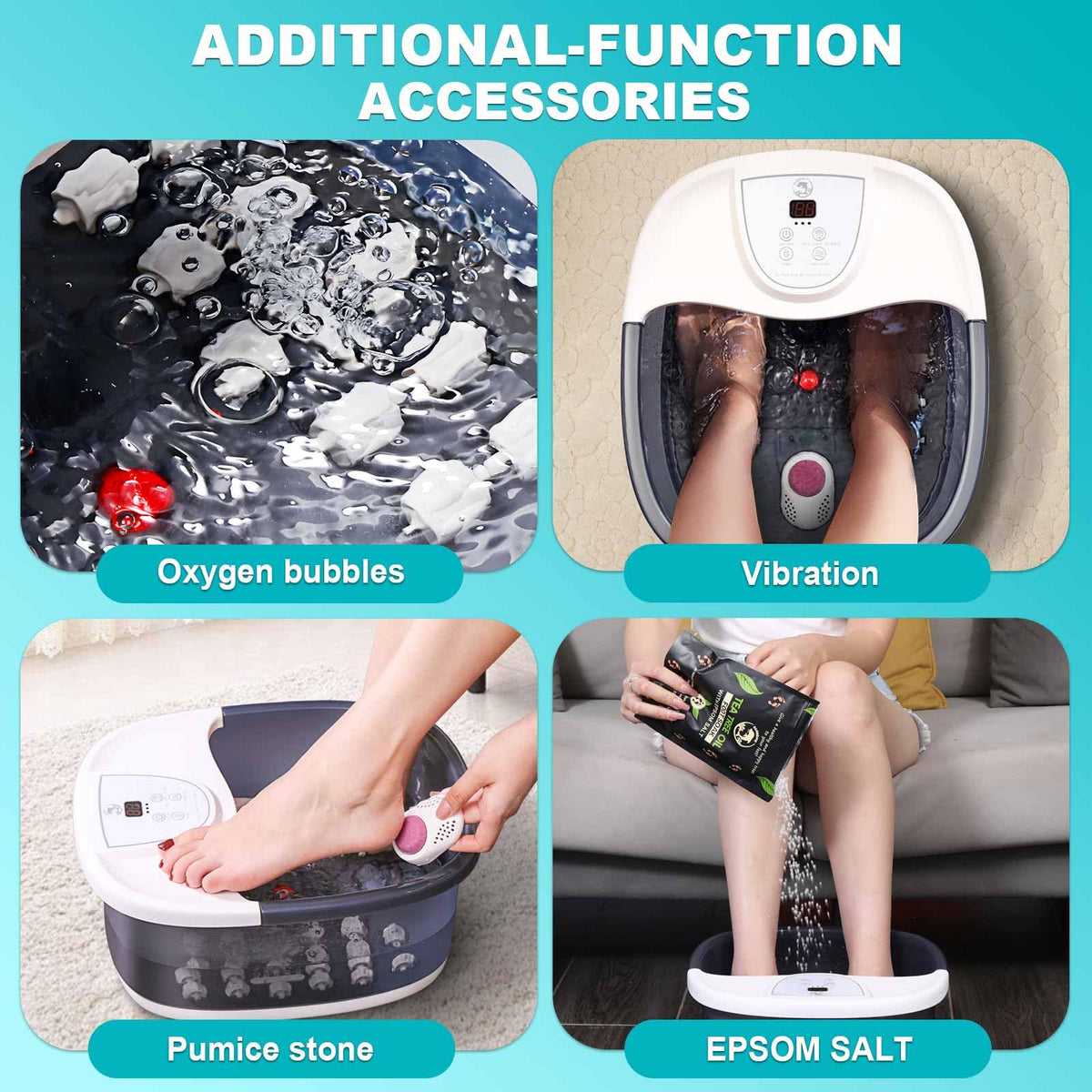 ECARBME bubbling oxygen jets in action delivering a soothing spa-like sensation