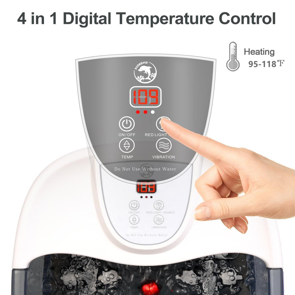 ECARBME size comparison with model foot to illustrate scale and ergonomic fit