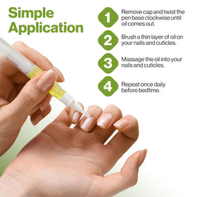 ECCO PURE pen in a handbag pocket showing on-the-go nail and cuticle hydration
