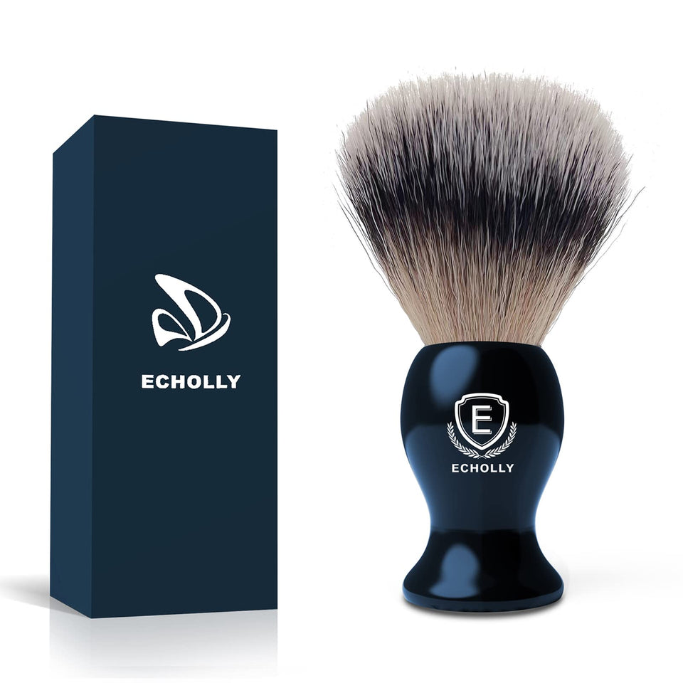 ECHOLLY front view showing brush and packaging, premium gift presentation