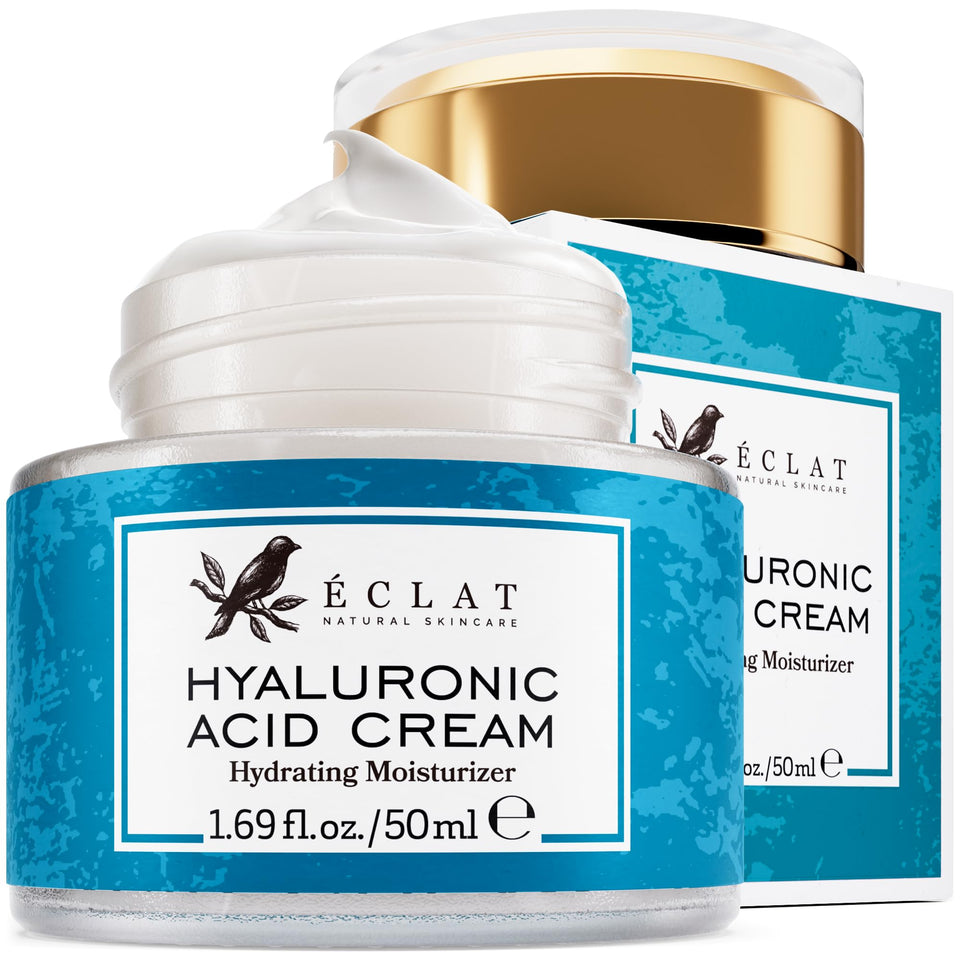 Eclat Skincare front packaging showing product and clear benefits