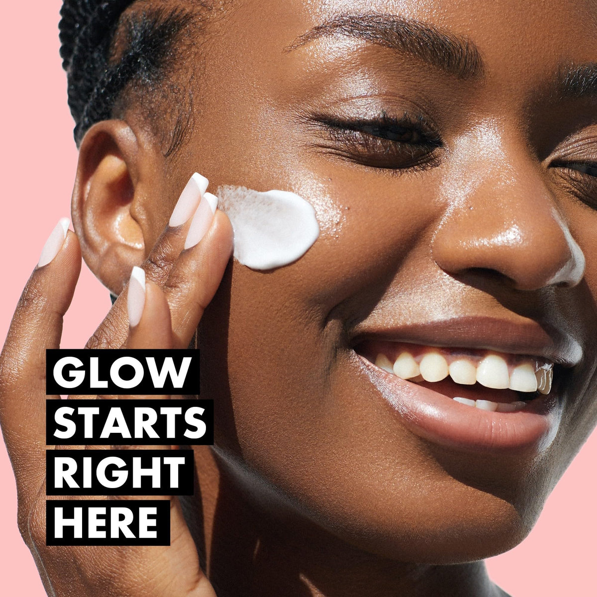 Eclat Skincare cream applied on hand demonstrating smooth absorption and moisture