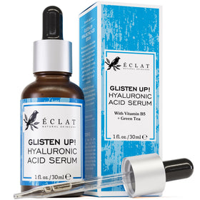 Eclat Skincare front bottle showing design and hydrating benefit