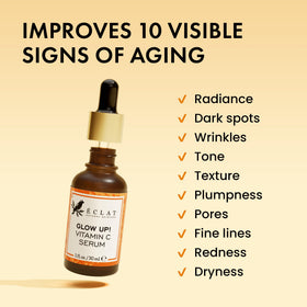 Eclat Skincare gel-like serum texture on hand for visible hydration benefit