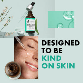 Eclat Skincare before and after texture comparison illustrating visible pore refinement potential