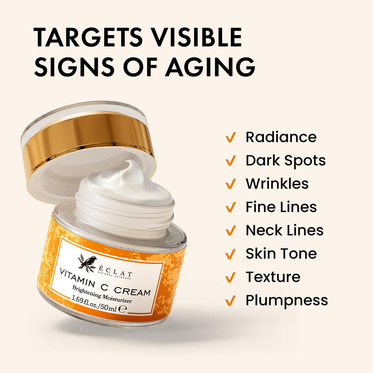 Eclat Skincare with lemon seed and peony highlighting antioxidant ingredients