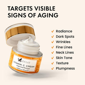 Eclat Skincare with lemon seed and peony highlighting antioxidant ingredients