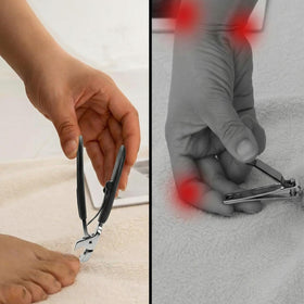 Ecloudmine lifestyle bathroom vanity setting showing tidy home nail care routine