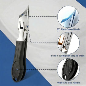 Ecloudmine textured non-slip handles offering secure grip even when hands are wet