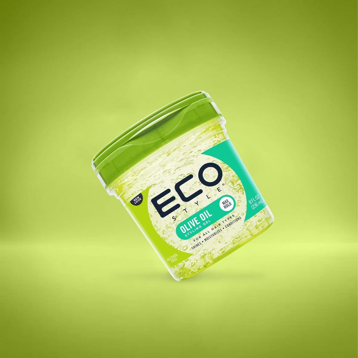 Eco Style side label detail showing ingredients and US-made claim