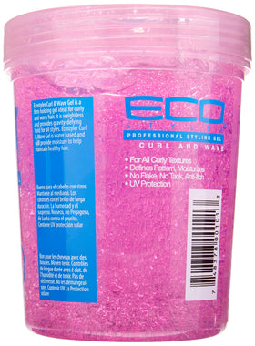 Ecoco Eco Style clear gel texture close-up, shows smooth non-flaking finish