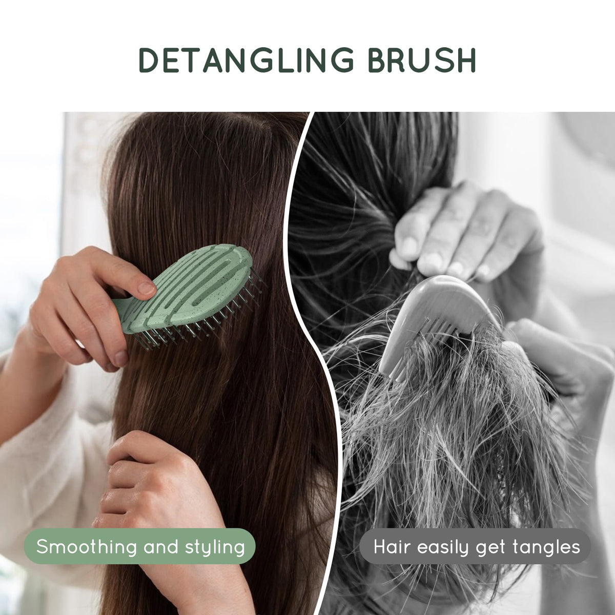ecoed smoothing curly hair while preserving curl pattern and minimizing frizz