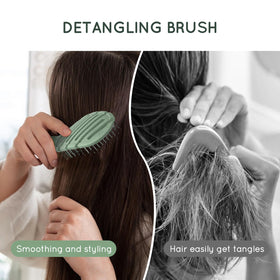 ecoed smoothing curly hair while preserving curl pattern and minimizing frizz