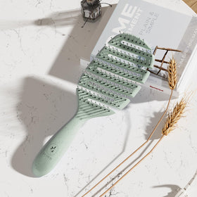 ecoed placed on bathroom vanity in lifestyle scene suggesting daily grooming routine