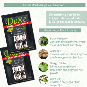 ECOFAN Dexe shampoo lather texture on palm showing gentle plant-based foam benefit