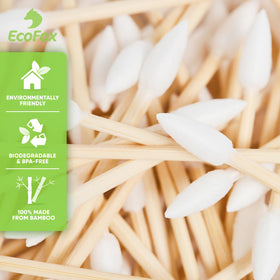 EcoFox bamboo stem detail showing sturdy grain for better grip and precise control