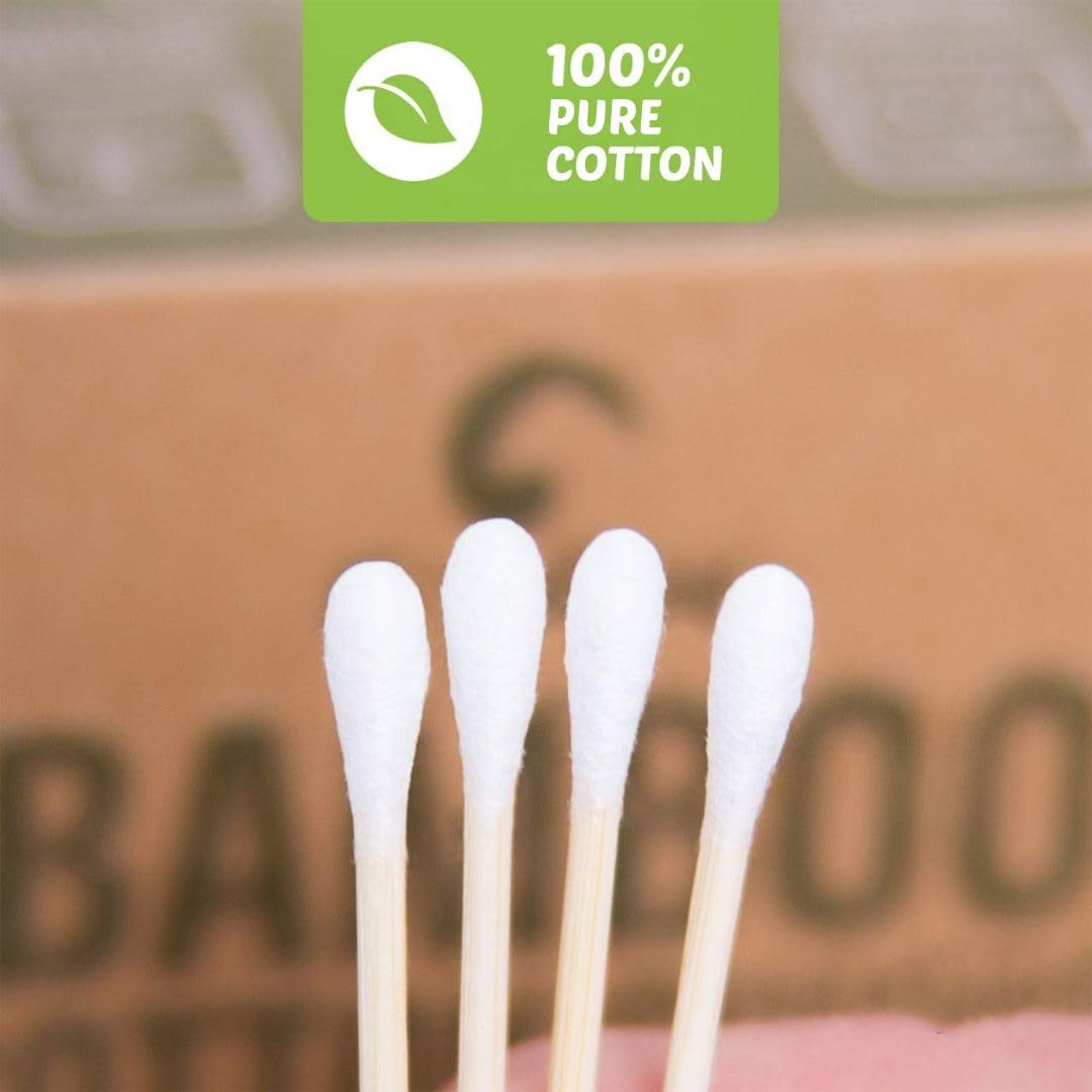EcoFox swab in use for makeup correction showing precise control and gentle touch