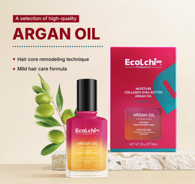 ECOLCHIPRO dropper dispensing oil onto hand, precise dosing benefit
