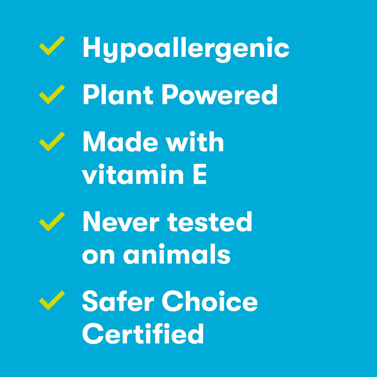 ECOS label close-up with ingredient list and Safer Choice benefit transparency