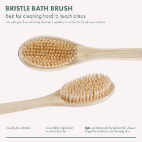 EcoTools close-up of recycled bamboo handle highlighting durable eco-friendly material