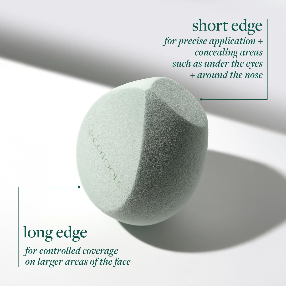 EcoTools short edge precision tip for targeted concealing and fine work