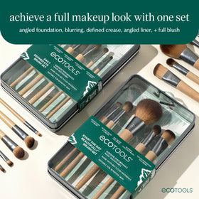 EcoTools close-up of synthetic bristles texture for smooth blending and easy cleaning benefit