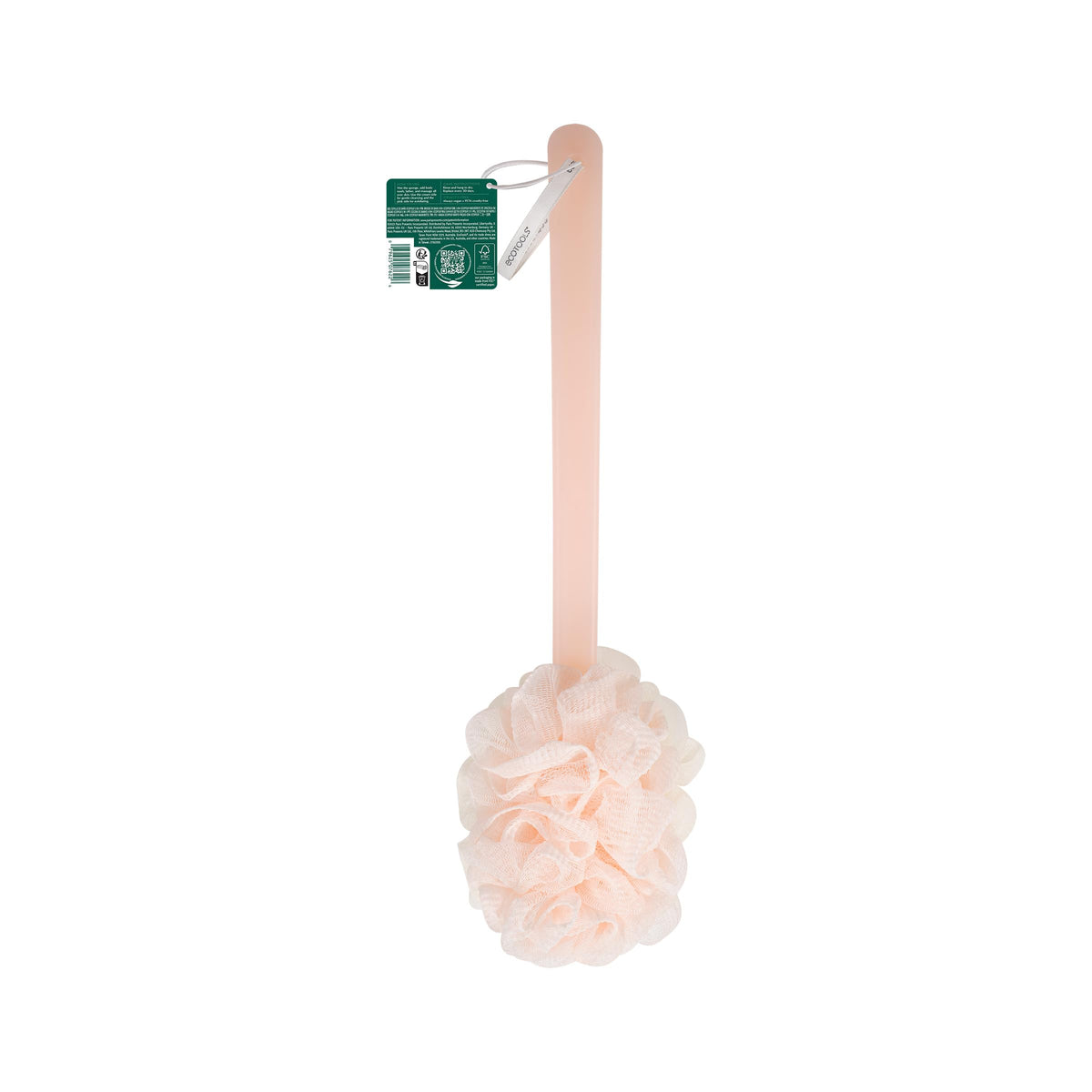 EcoTools dual texture sides showing cleansing and exfoliating surfaces