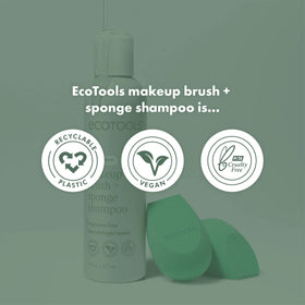 EcoTools label detail showing plant-based ingredients and clarity benefit