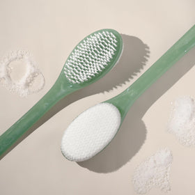 EcoTools Sea Gems textured pad detail for exfoliating rough patches effectively