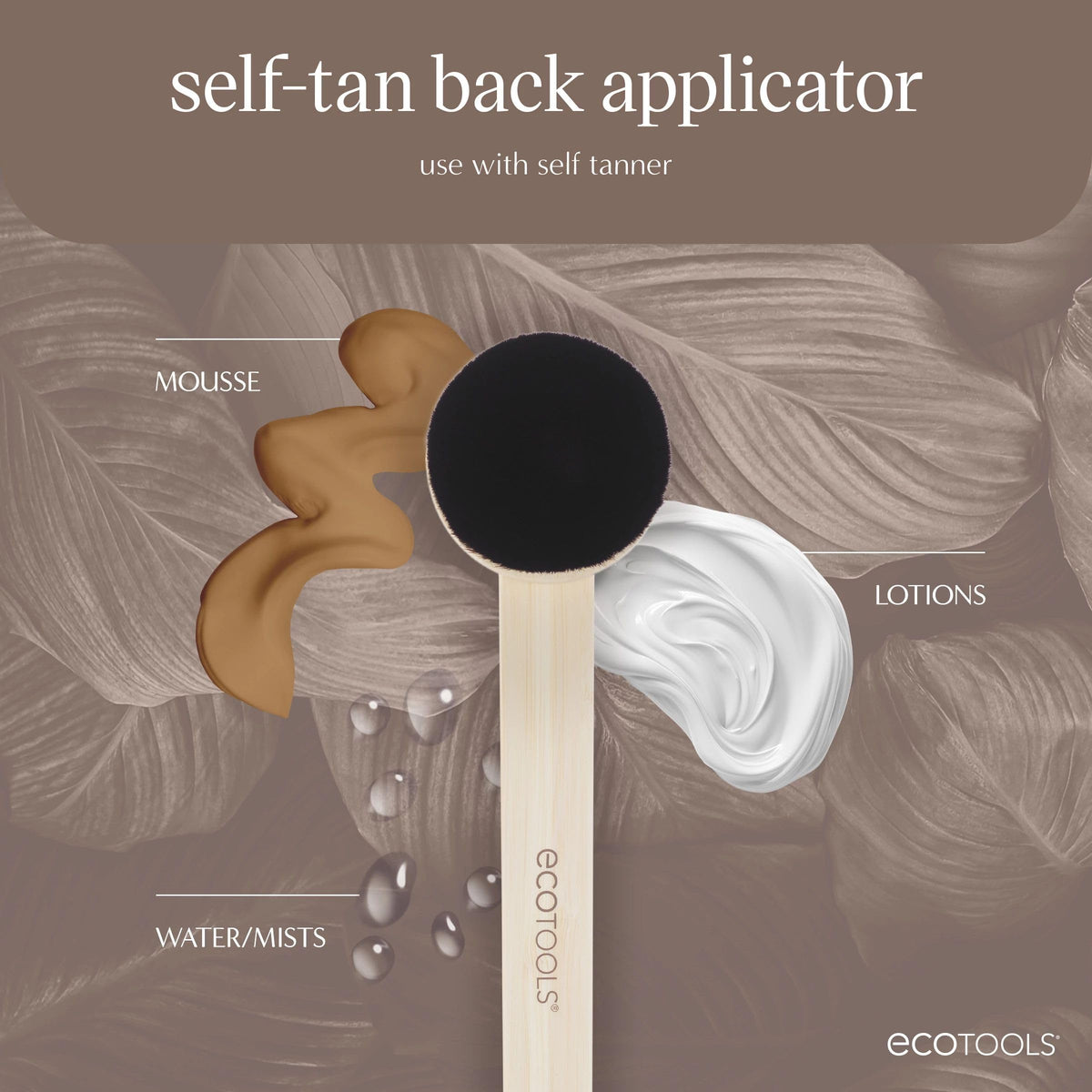 EcoTools soft bristle closeup showing even-blend performance and gentle feel