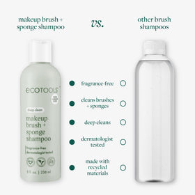 EcoTools sponge rinsing clean demonstrating residue-free benefit