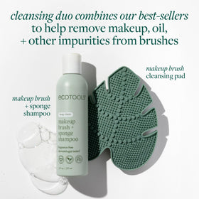 EcoTools close-up of textured silicone pad for targeted scrubbing