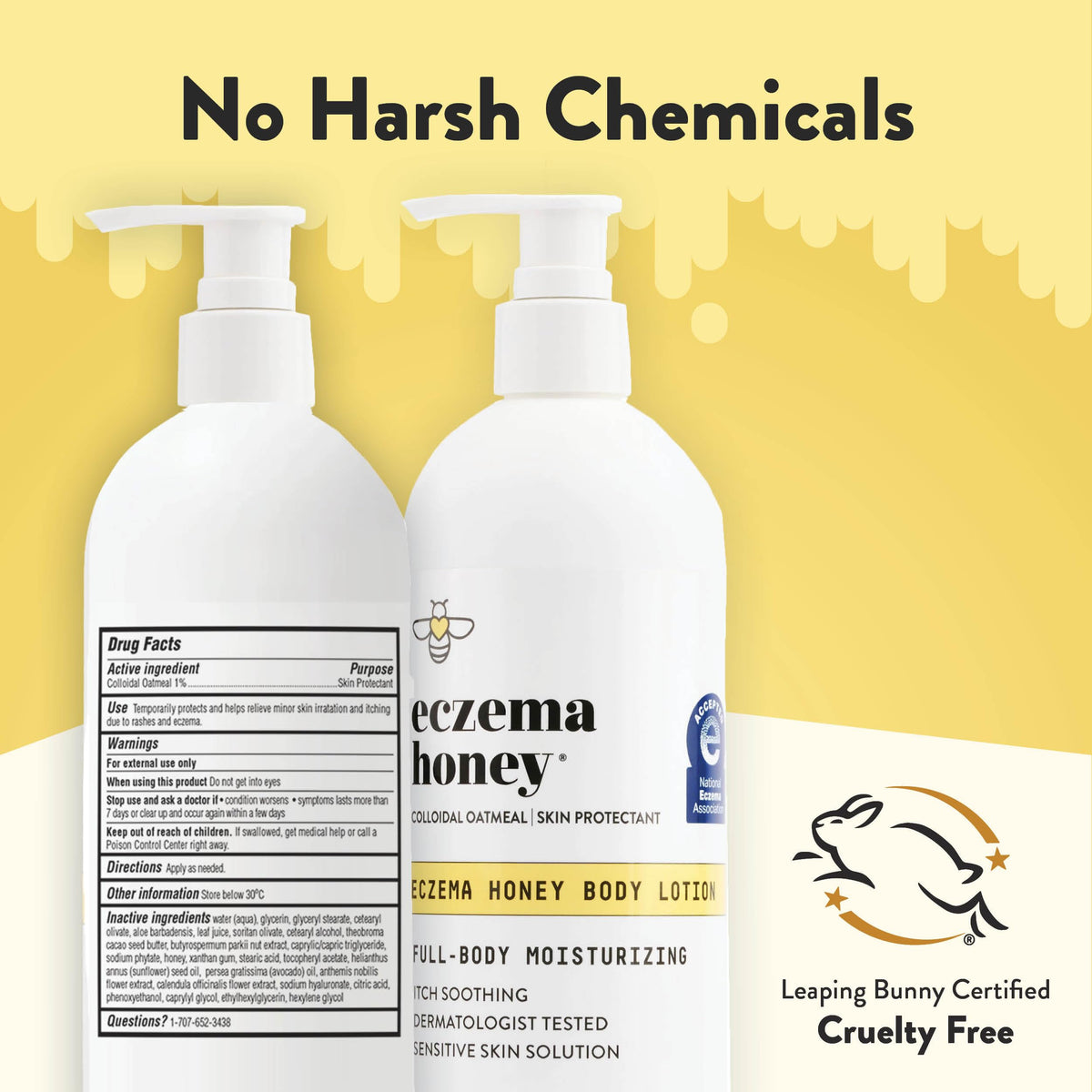 ECZEMA HONEY bathroom shelf lifestyle image showing everyday routine use and accessible relief