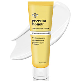 Eczema Honey front packaging showing SPF 30 protection and soothing benefits