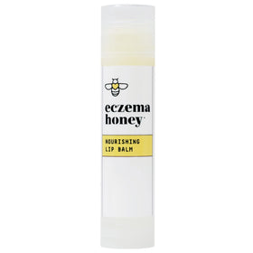 ECZEMA HONEY front packaging showing chapstick and calming design for sensitive lips