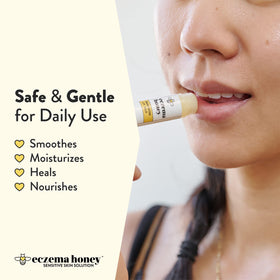 ECZEMA HONEY honey and mango butter close-up highlighting natural ingredients benefit